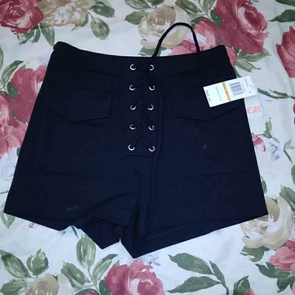 Sexy black shorts